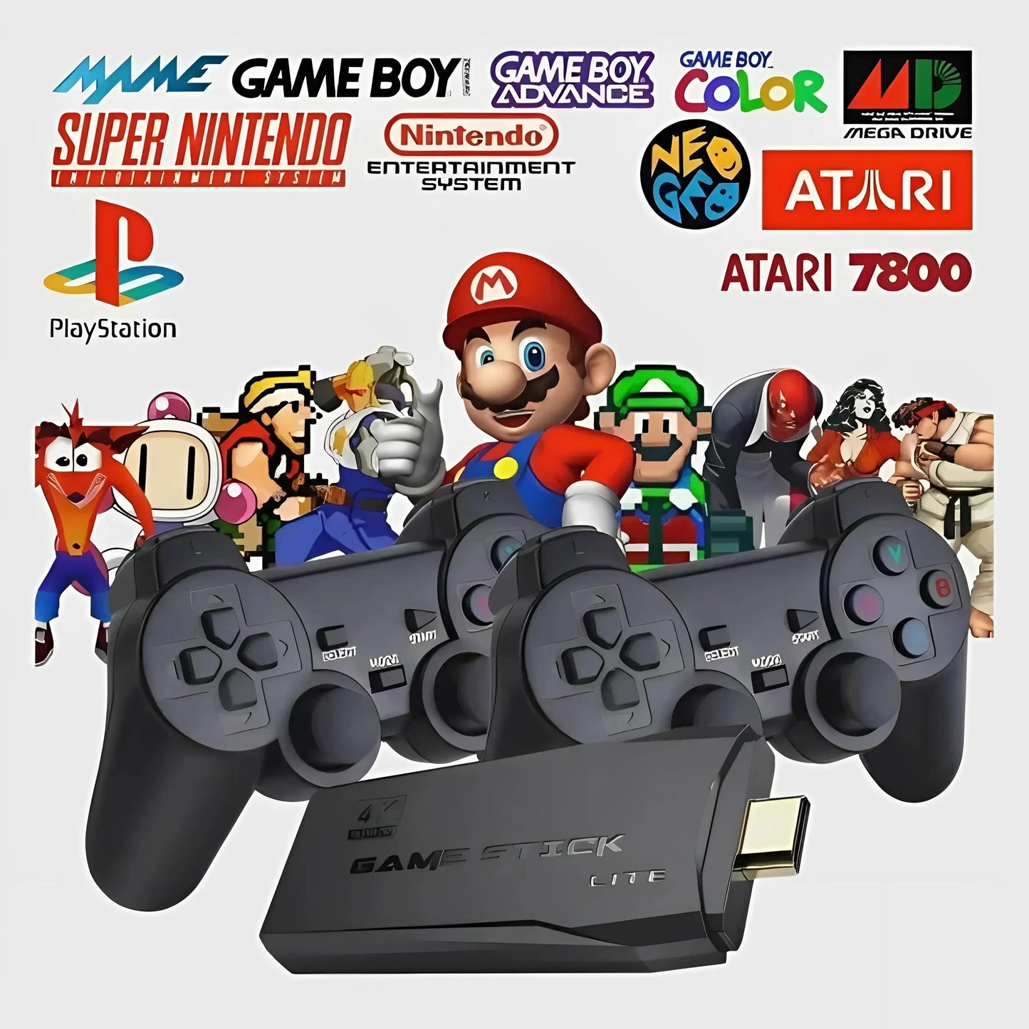 Retro Gaming HDMI Stick [2 Free Controllers Today]