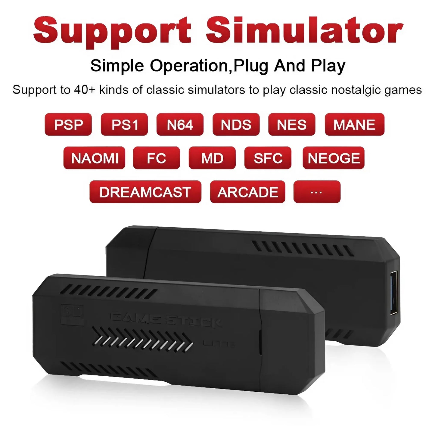 Retro Gaming HDMI Stick [2 Free Controllers Today]